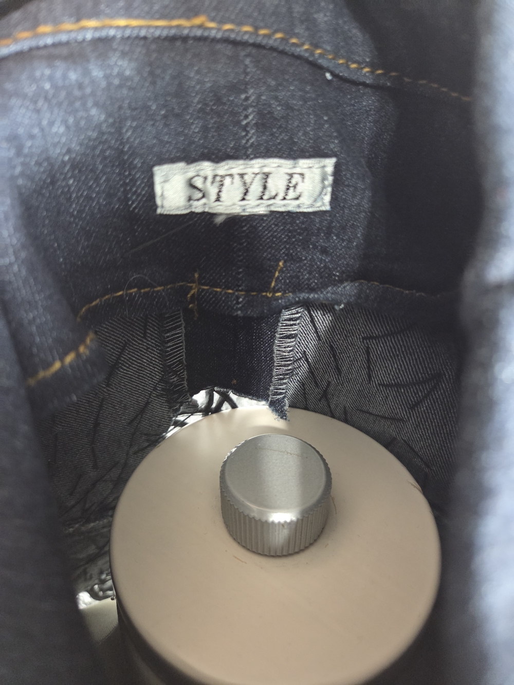 Dark Wash Embellished Denim Jacket Women’s Medium Boho Western - Picture 6 of 11